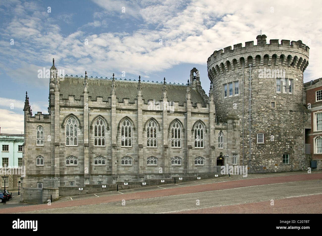 Schloss von Dublin Irland Stockfoto