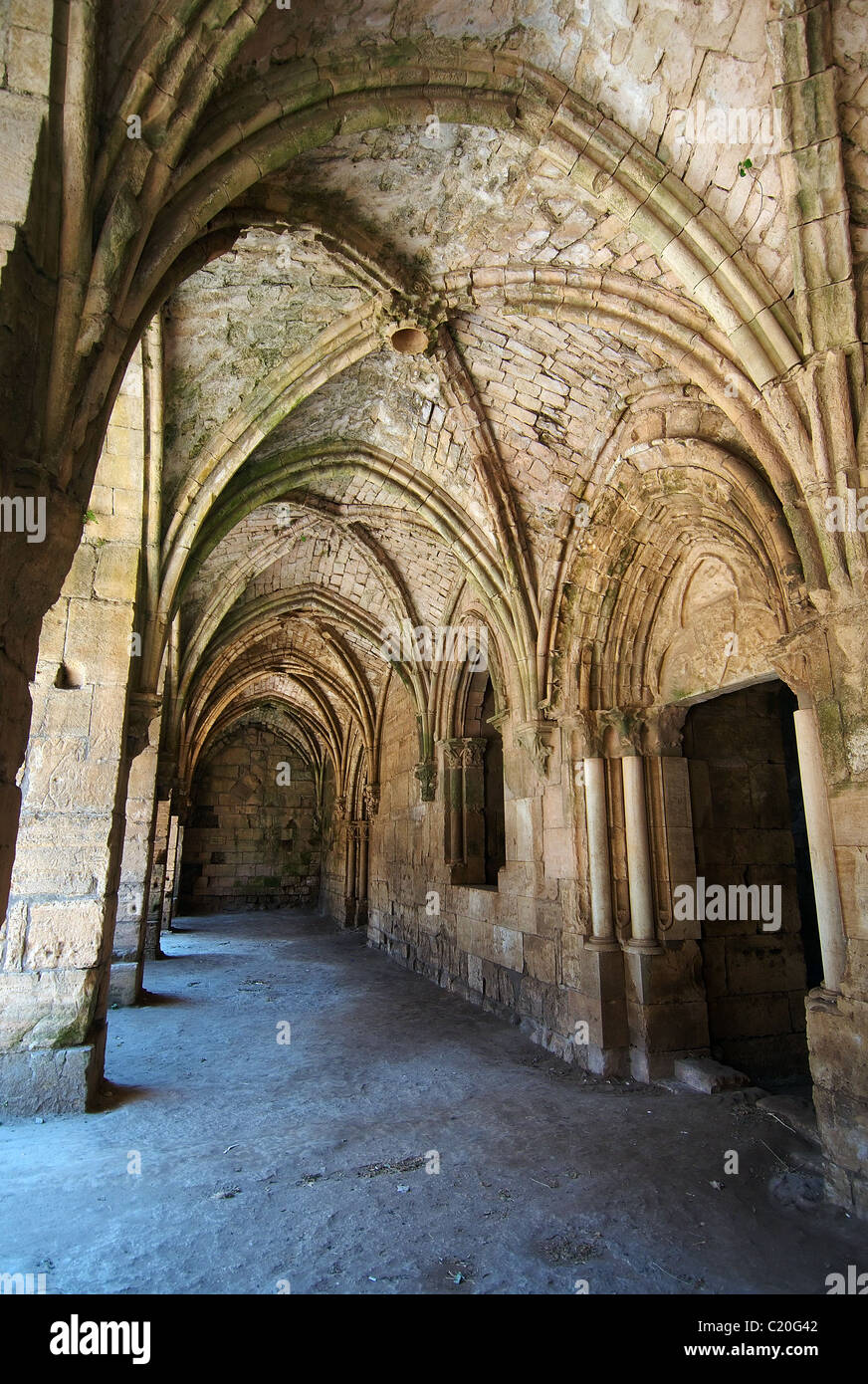 Krak des Chevaliers, Kreuzfahrerburg in Syrien Stockfoto