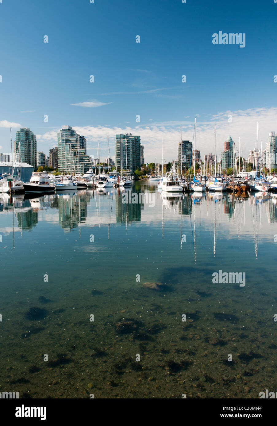 Coal Harbour Vancouver, BC Kanada Stockfoto