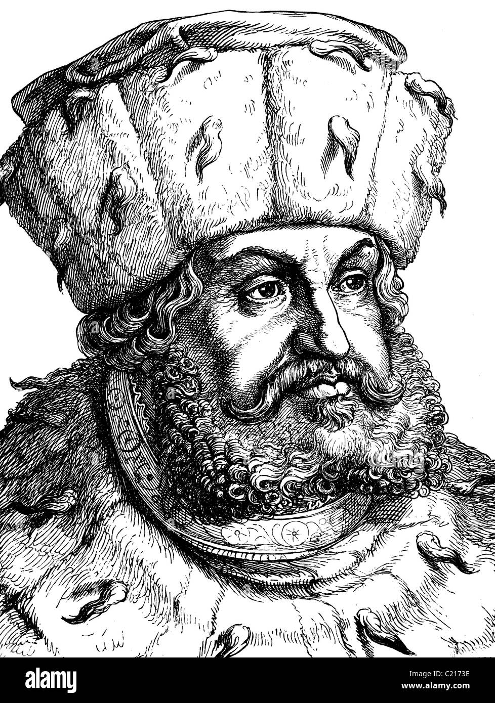 Verbesserte Digitalbild von Friedrich III., Herzog und Kurfürst von