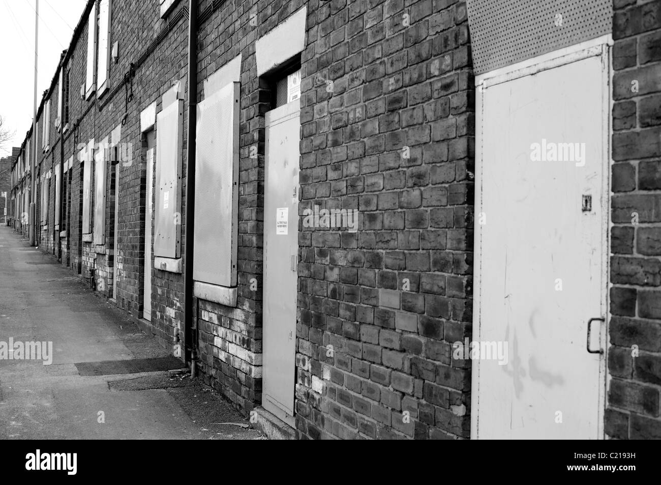 verfallene Bergmann auf dem Land Stockfoto