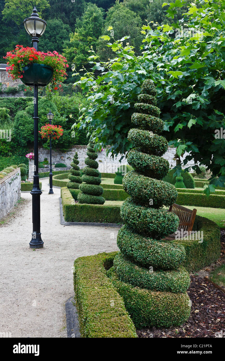 Parc des Topiares (topiary Garten), Durbuy, Luxemburg, Wallonien, Belgien Stockfoto