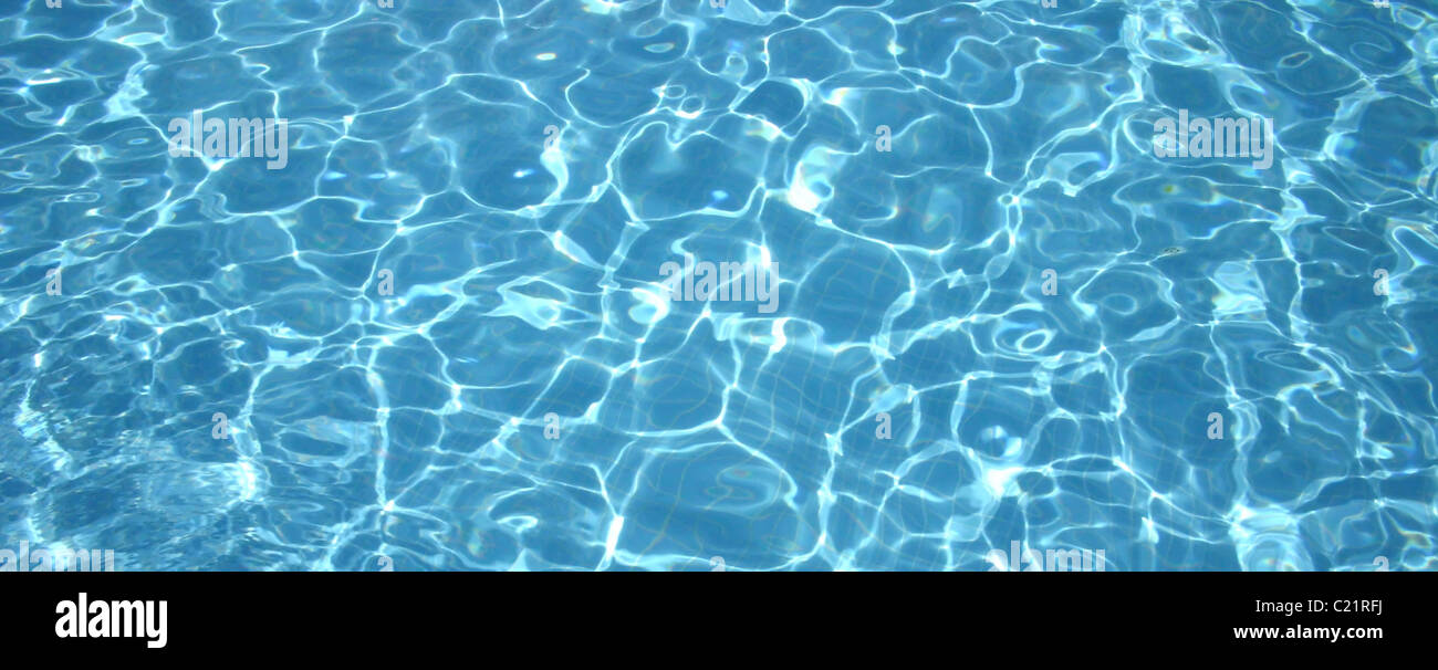 Wasser im pool Stockfoto