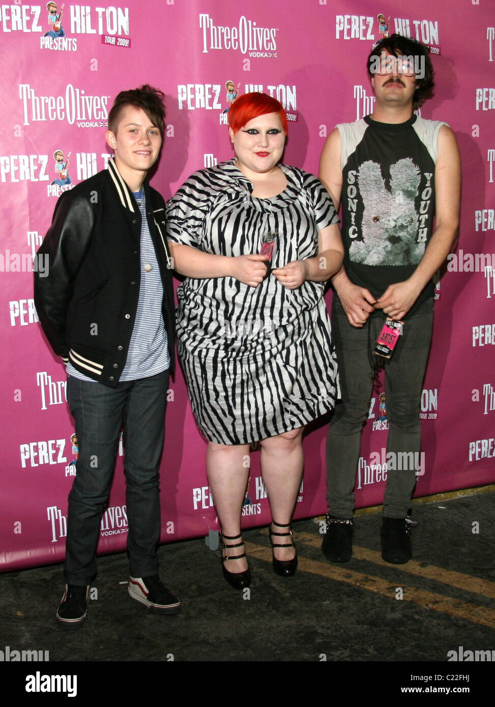 Hannah Blilie Beth Ditto Und Brace Paine Von Der Band The Gossip hannah-blilie-beth-ditto-und-brace-paine-von-der-band-the-gossip
