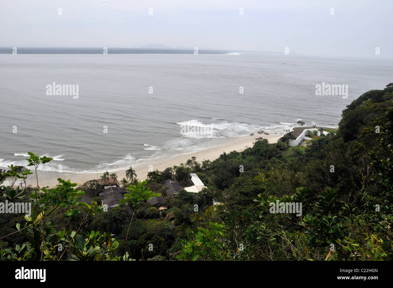 Strand von Mel Insel Paranagua Paraná Brasilien Stockfoto
