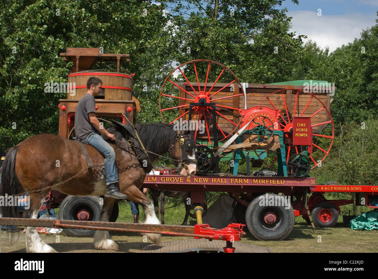 Vintage Landmaschinen, Driffield Show 2010 Stockfoto