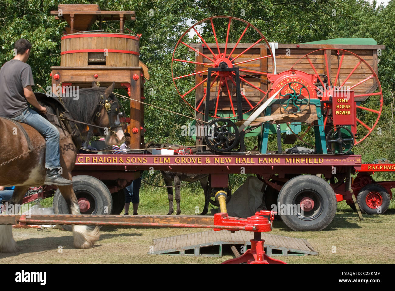 Vintage Landmaschinen, Driffield Show 2010 Stockfoto
