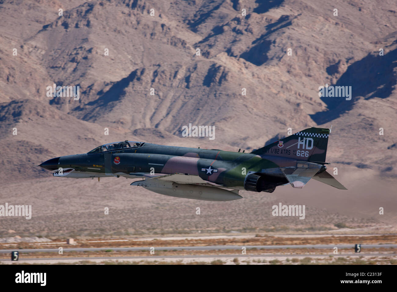 F4 / Phantom auf der Nellis Air Show 2010 in North Las Vegas, Clark County, Nevada, USA. Stockfoto