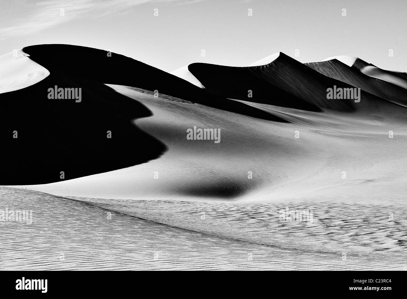 Dünen in das große Sandmeer, westliche Wüste (libysche Wüste), Ägypten Stockfoto