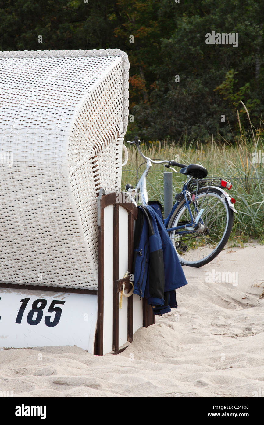 Urlaub an der Ostsee in Thiessow, Deutschland Stockfoto