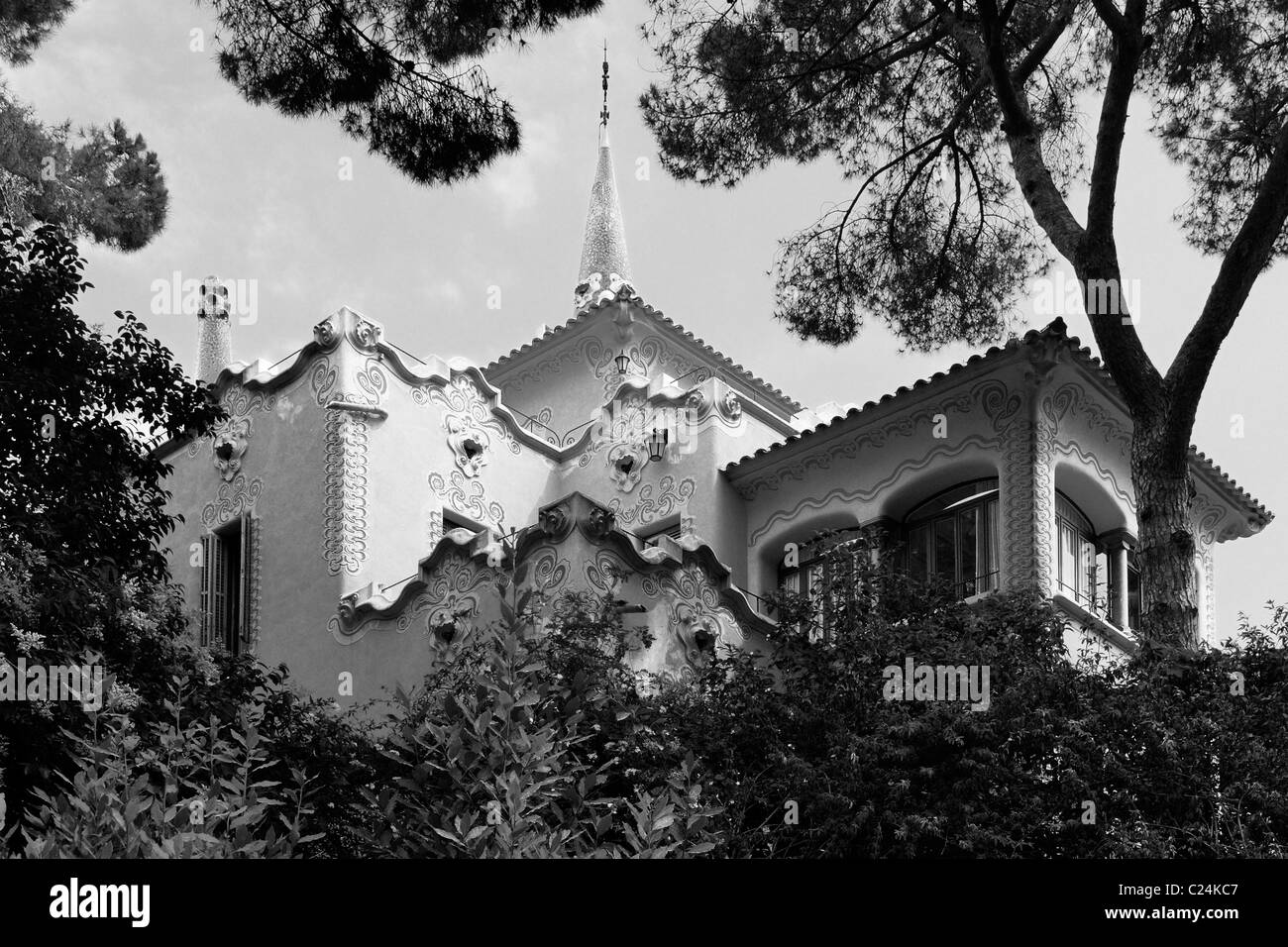 Gaudis Haus, heute ein Museum (Casa Museu Gaudi), im Parc Güell