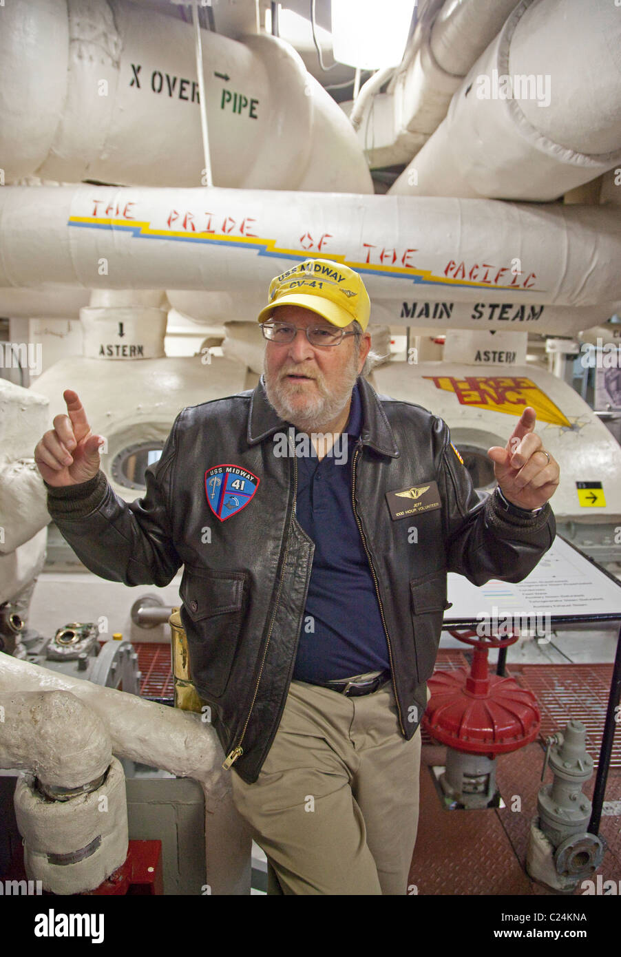 USS Midway Museum San Diego Kalifornien Stockfoto