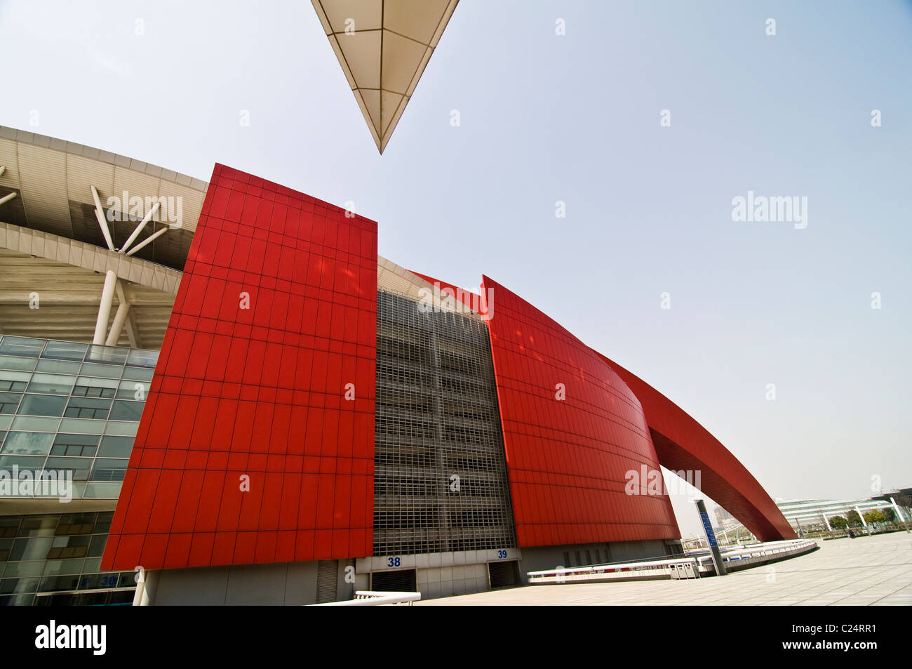 Das Olympische Sportzentrum in Nanjing / China. Nanjing Gastgeber 2014 Youth Olympics. Stockfoto