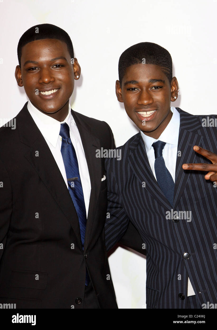 Kofi Siriboe und Kwame Boateng 2009 AFI Fest "Precious" Hollywood Premiere bei der Graumans Chinese Theatre - Ankünfte Los statt Stockfoto