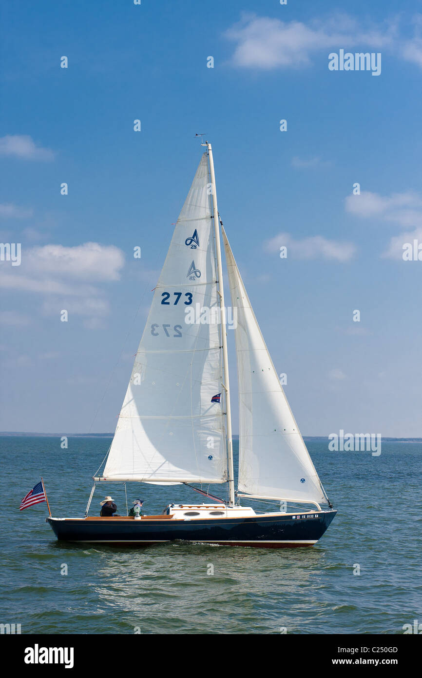 Texoma Sailing Club Icebreaker 3, dritte Segelregatta 2011. Stockfoto