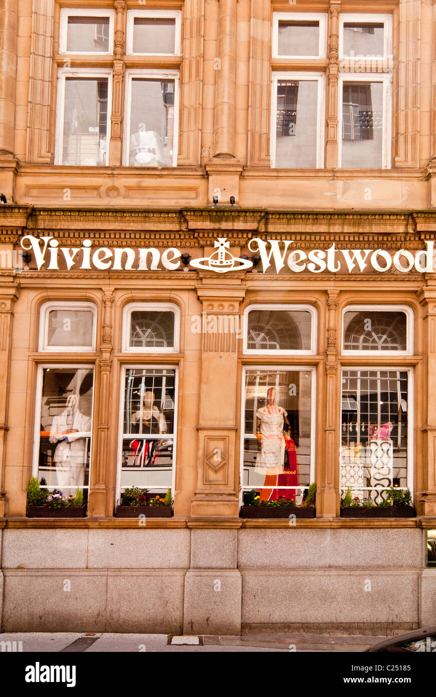 Vivienne Westwood-Shop in der King Street, Manchester, England, UK Stockfoto