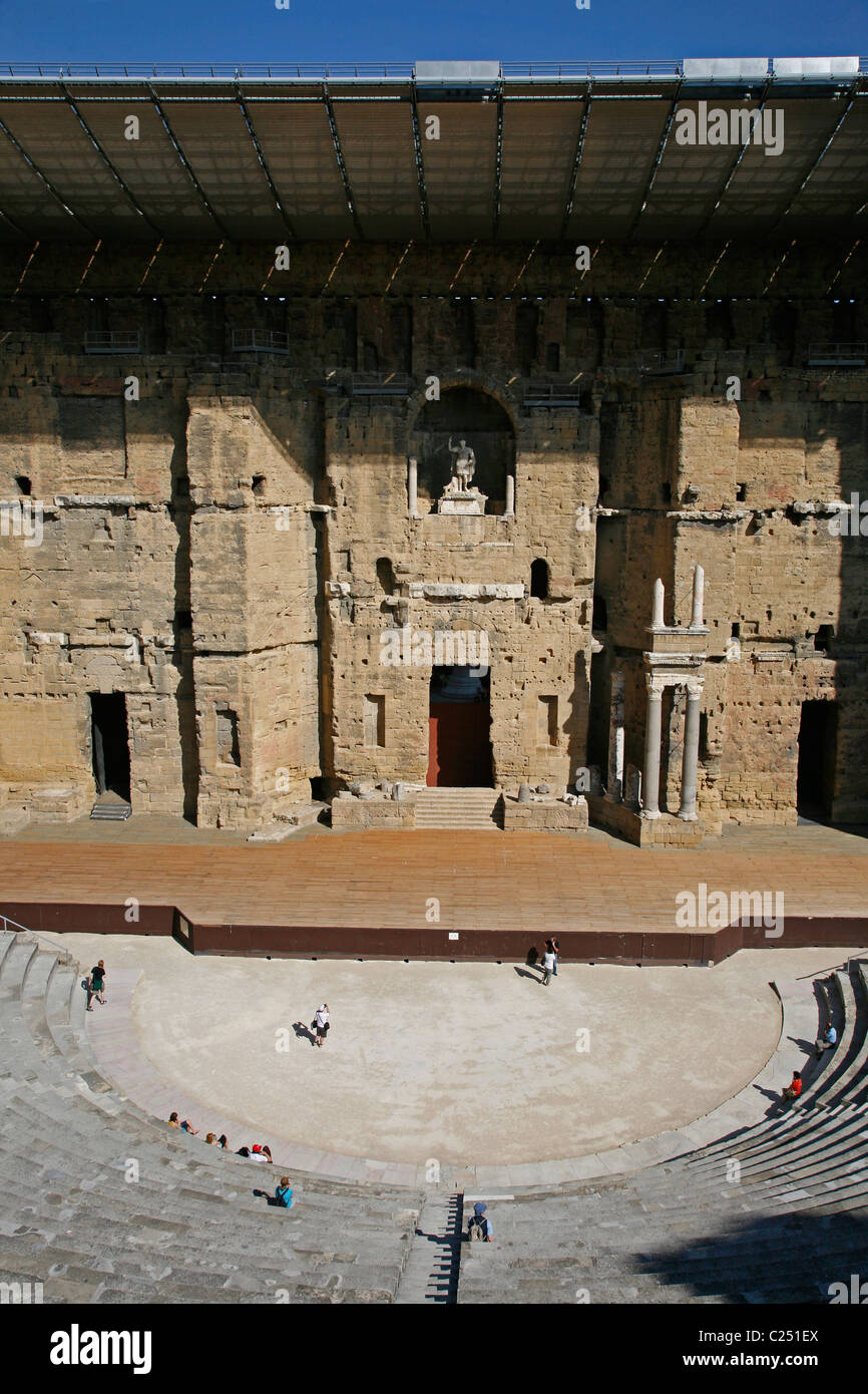 Antiken römischen Theater in Orange, Vaucluse, Provence, Frankreich. Stockfoto