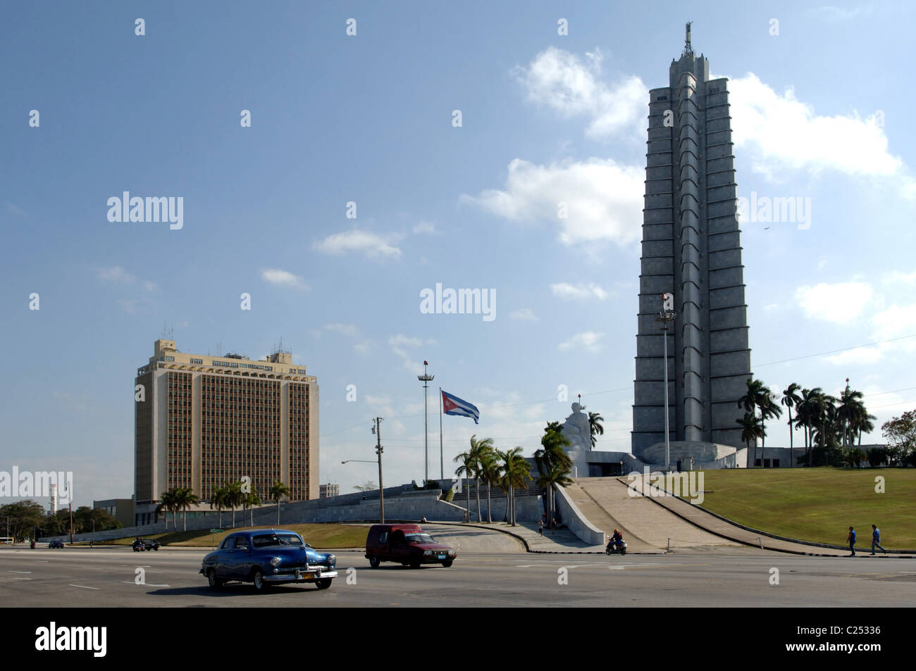 Plaza De La Revolution Havanna Kuba Stockfoto