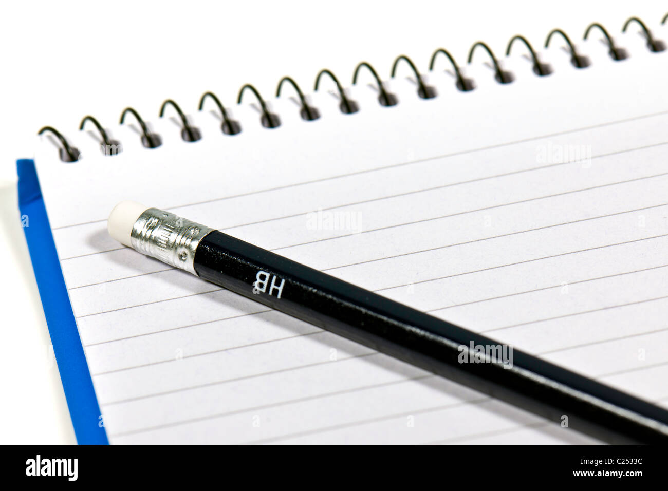 Notizblock Stockfoto