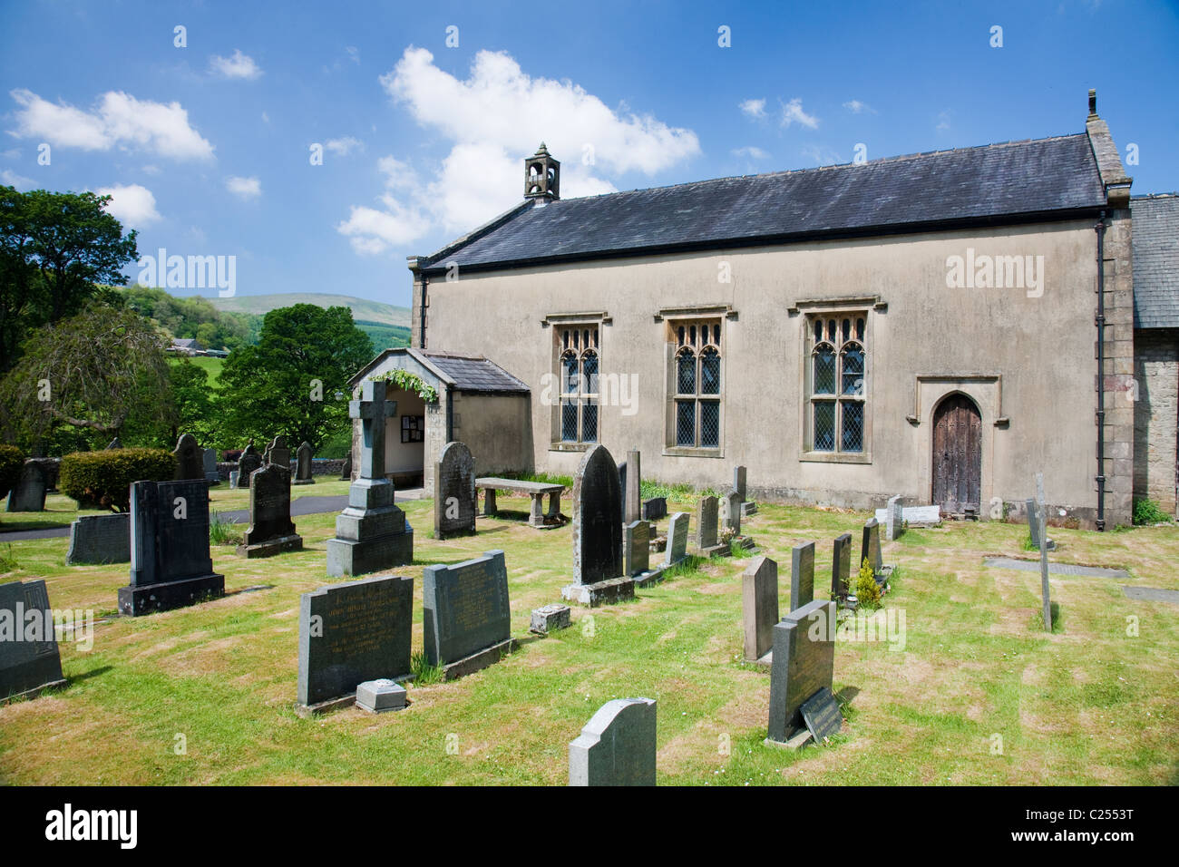 Die Kirche in Whitewell, der Wald von Bowland, Lancashire, England, UK Stockfoto