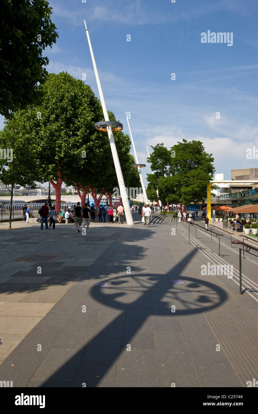 Außerhalb der Festhalle im South Bank Centre Stockfoto