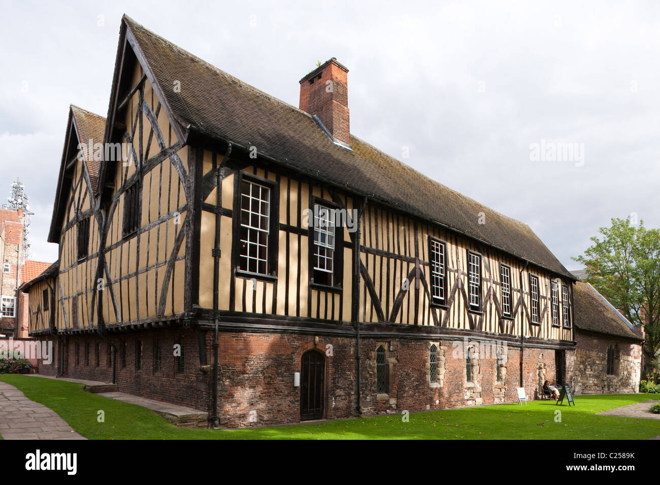 Außenansicht des Hauses Händler Abenteurer in York City East Yorkshire Stockfoto