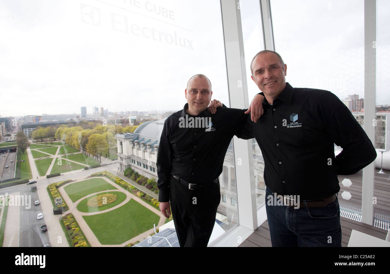 ElectroluxManager im Restaurant The Cube, auf der Oberseite der