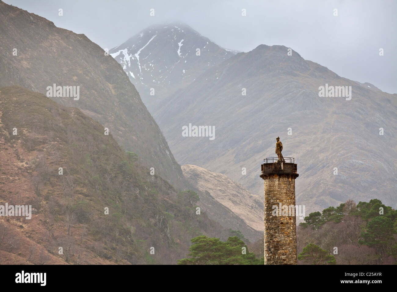 Glenfinnan Monument Inverness-Shire-Hochland Schottland GB UK EU Europa Stockfoto