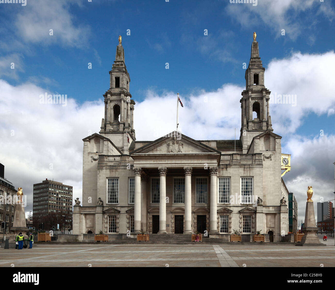 Leeds-Stadthalle Stockfoto