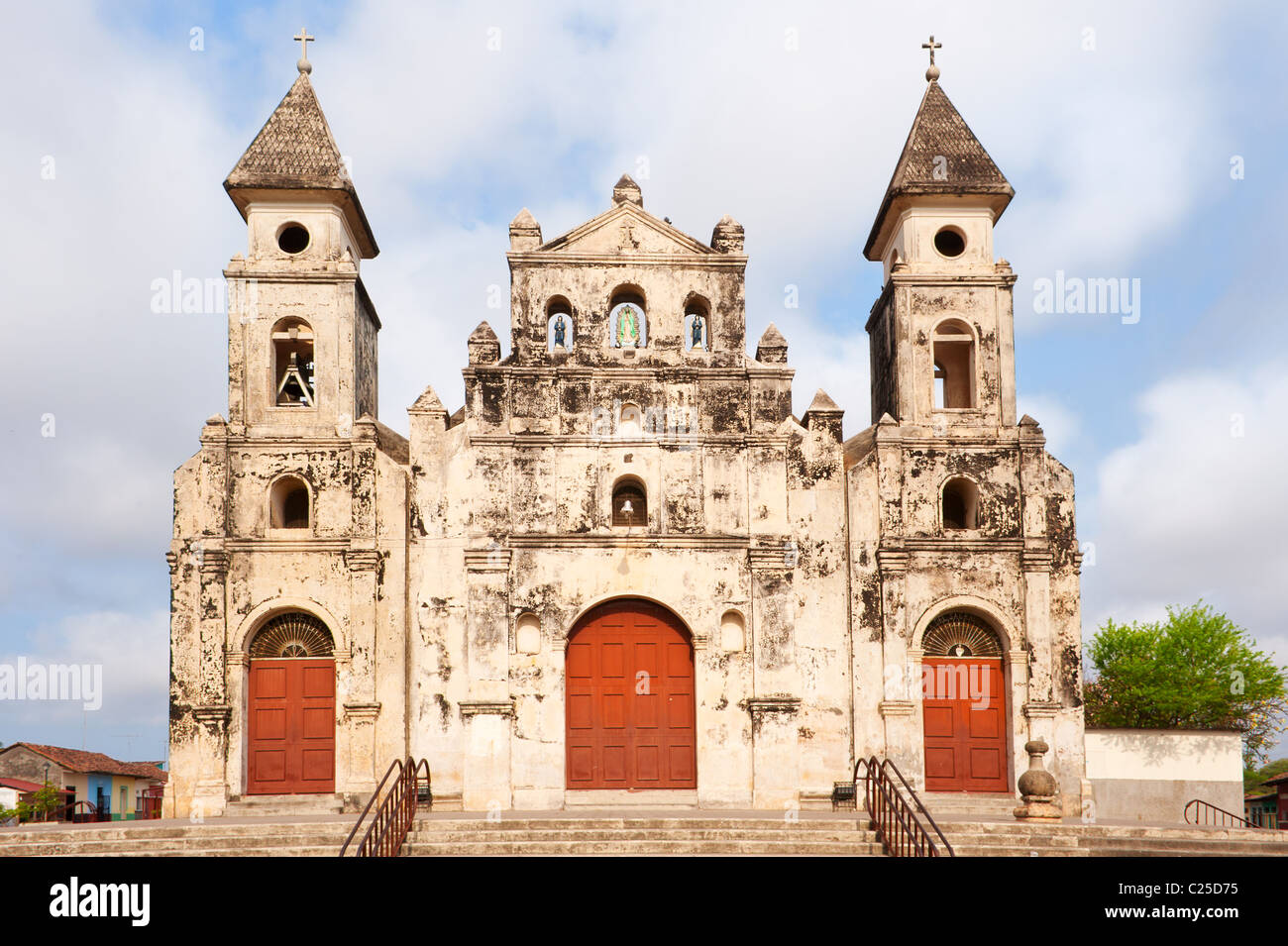 Guadalupe Kirche, Granada, Nicaragua. Stockfoto