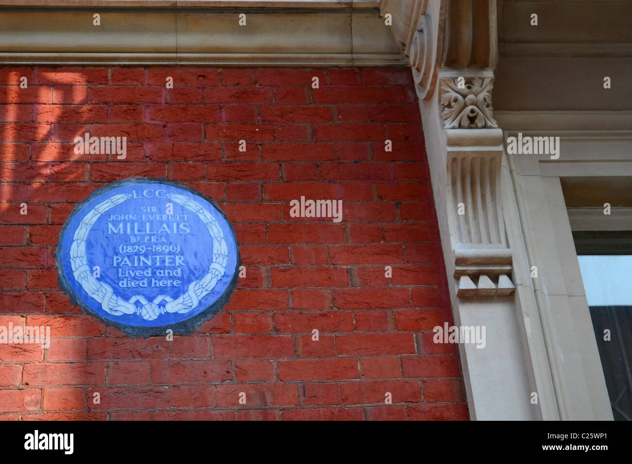 "Fast" Blue Badge: Millais Stockfoto
