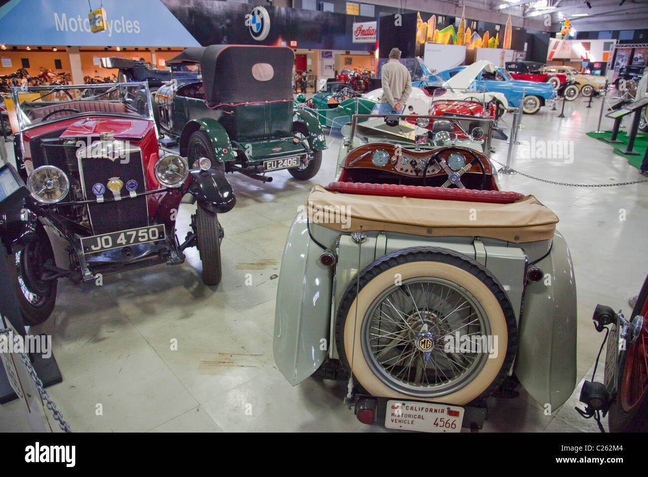 San Diego Automotive Museum Ausstellung Balboa Park Stockfoto