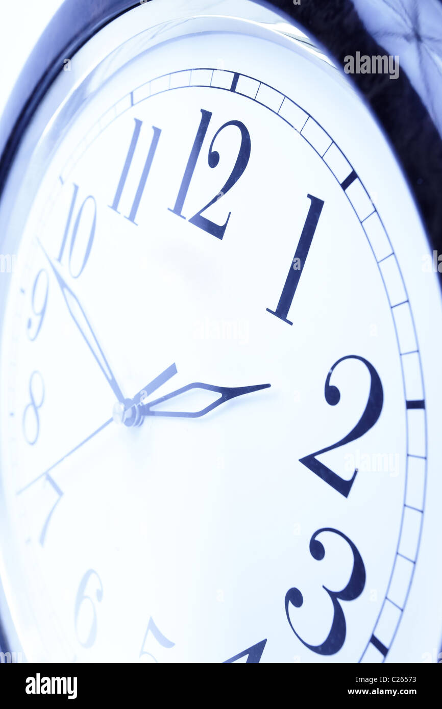 Konzept-Uhr Stockfoto