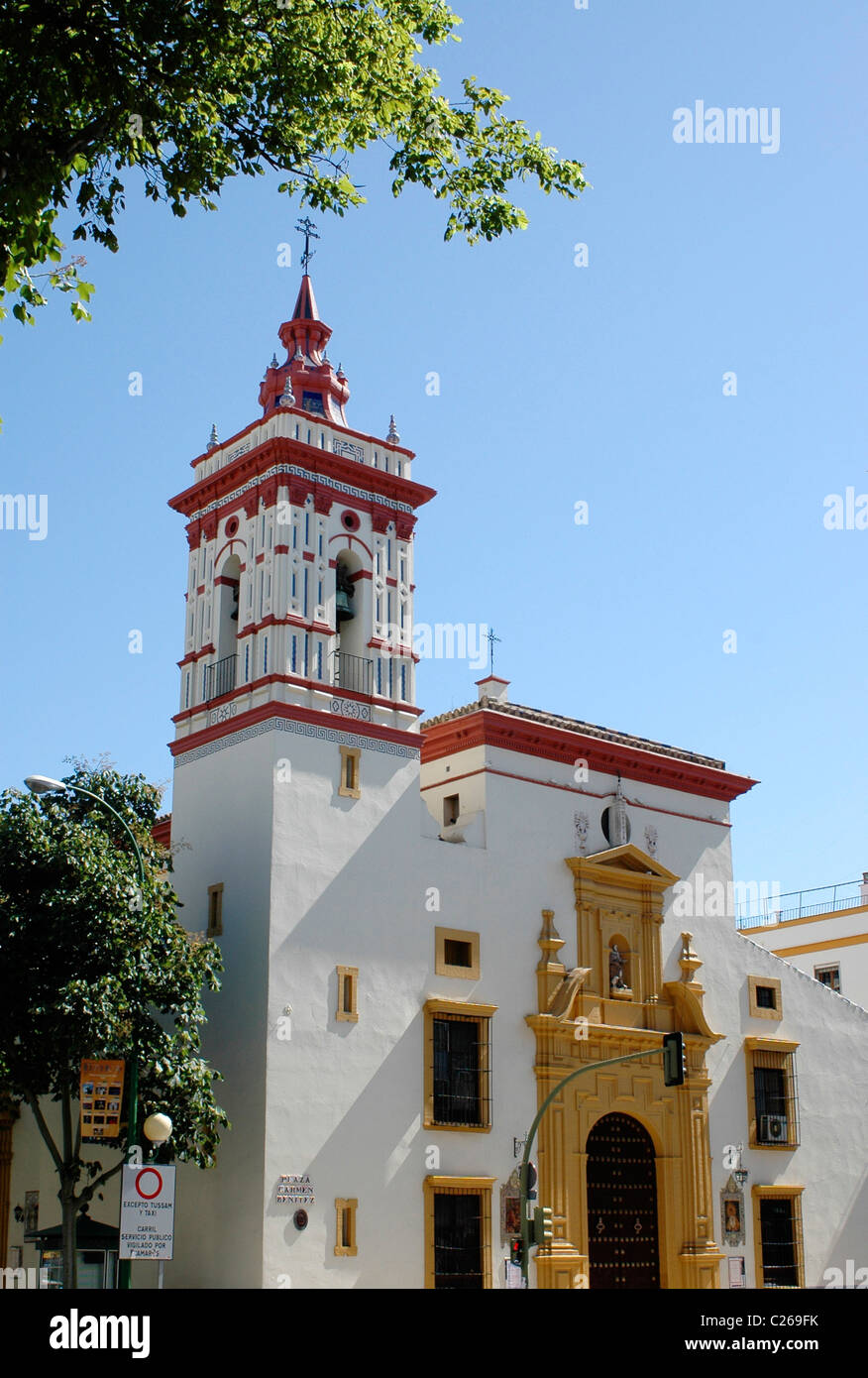 Kirche Nuestra Señora del Carmen in Sevilla, Andalusien, Spanien Stockfoto