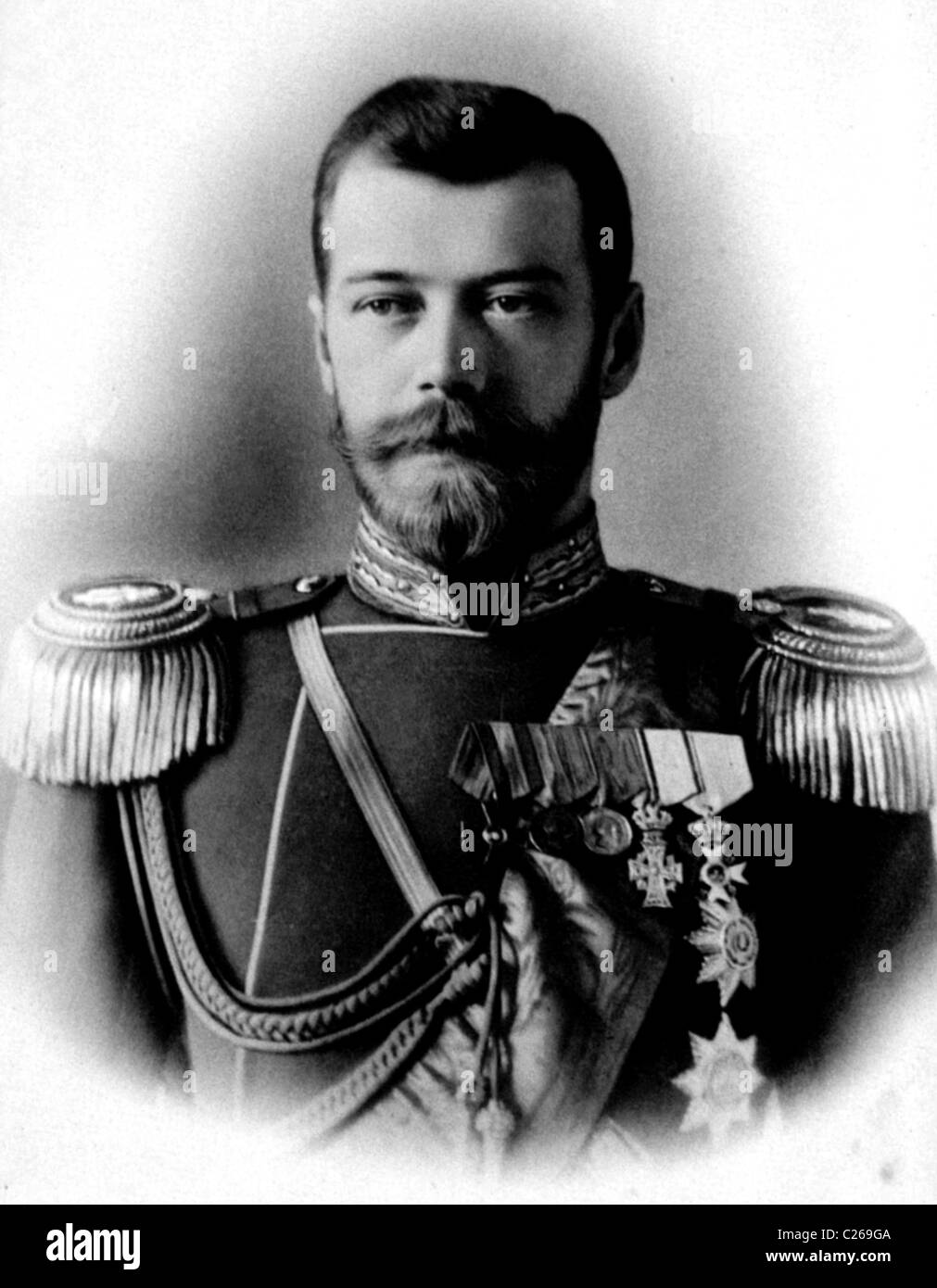 Zar Nikolaus II von Russland Stockfoto