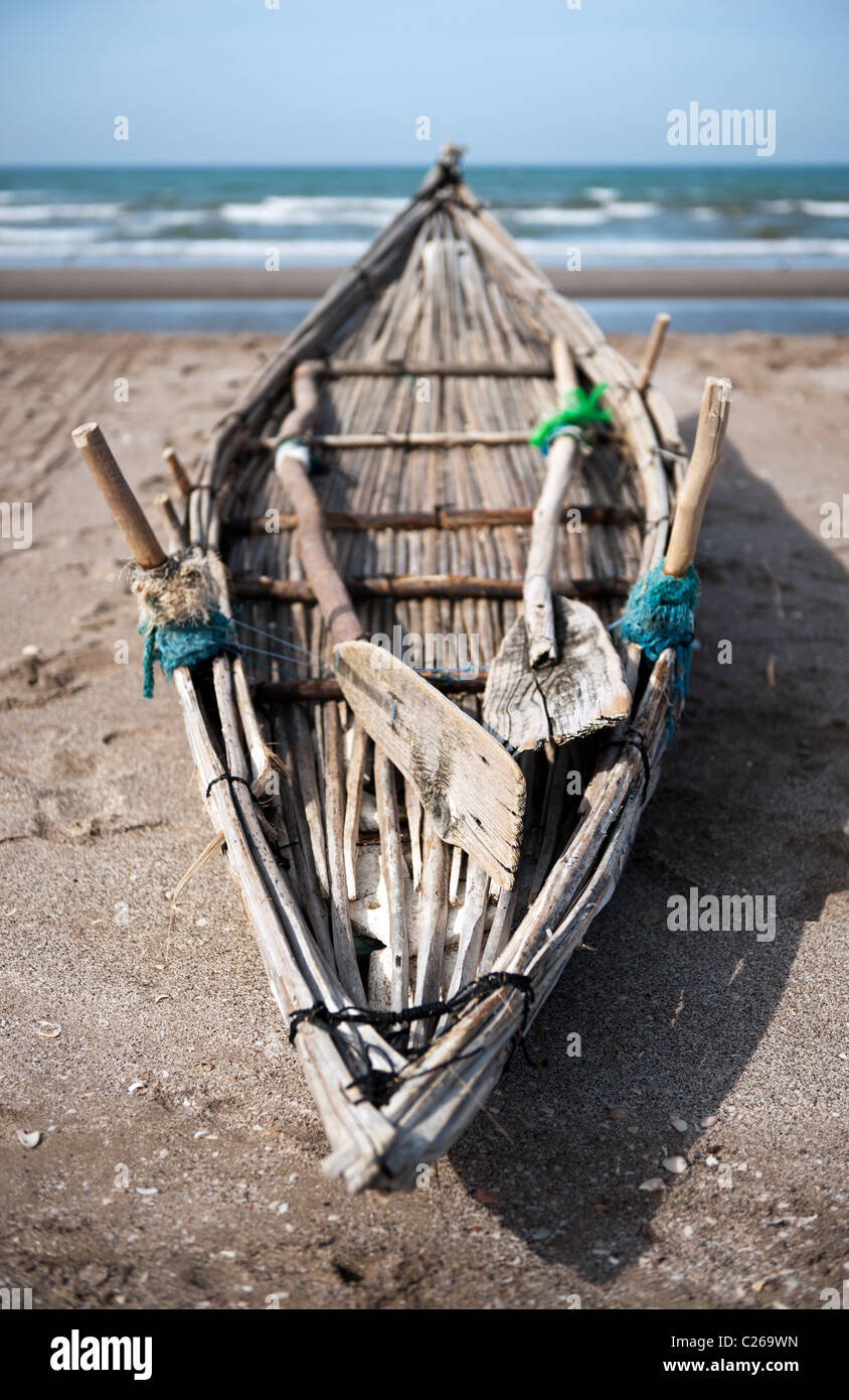Traditionellen Fischerboot in Oman Stockfoto