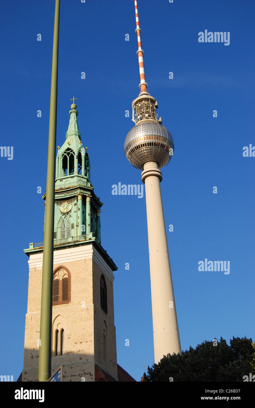 Fernsehturm Berlin Stockfoto