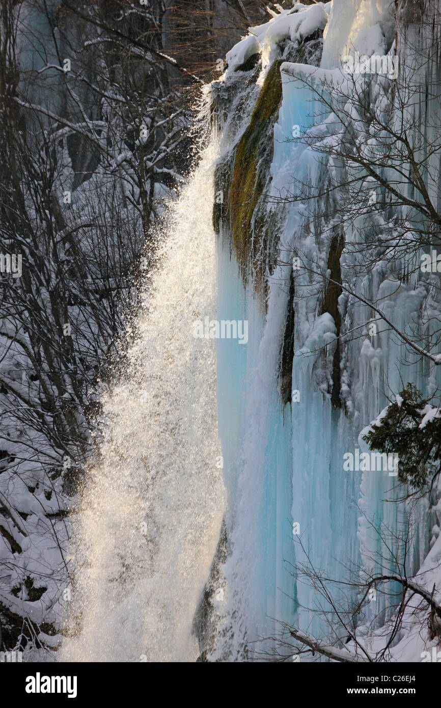 National Park Plitvicer Seen im Winter, Kroatien, Europa Stockfoto