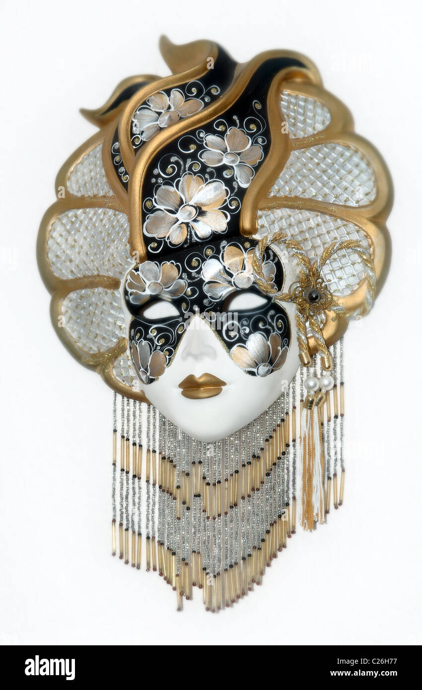 sehr schöne venezianische Maske Stockfoto