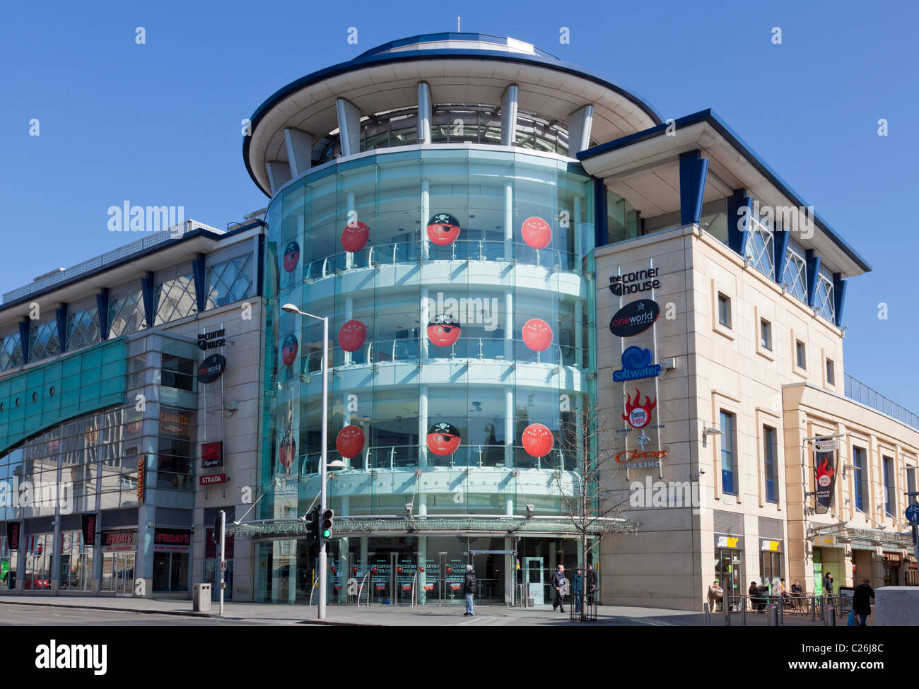Das Cornerhouse ist Freizeit-Komplex in der Innenstadt von Nottingham, England UK GB EU Europa Stockfoto