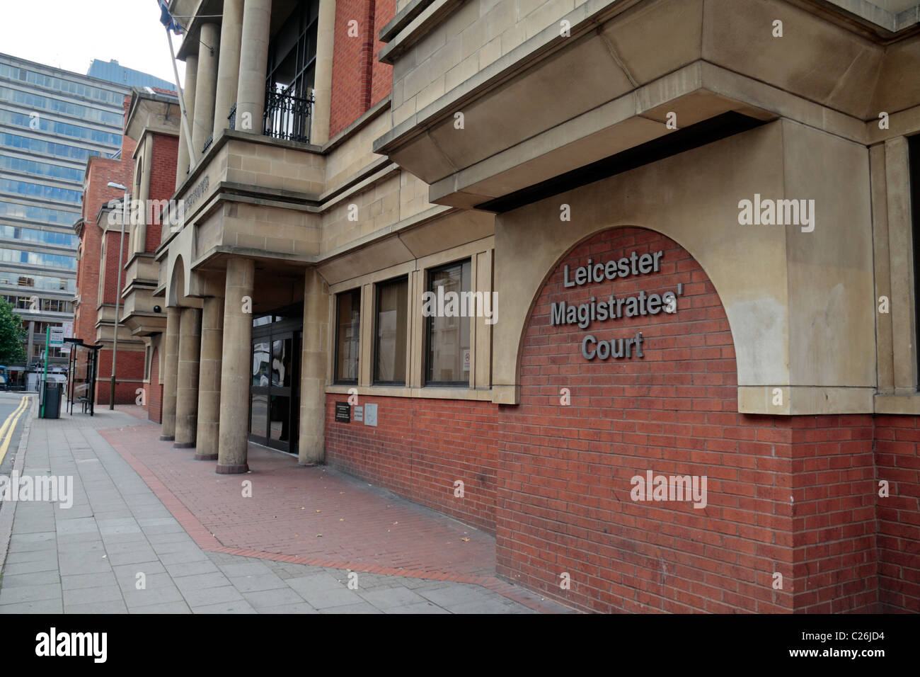 Leicester Magistrates' Court, Leicester, England. Stockfoto