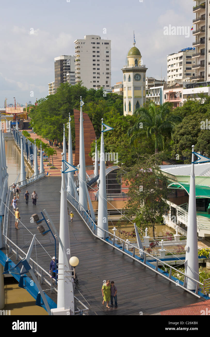 Malecon, Guayaquil, Ecuador Stockfoto