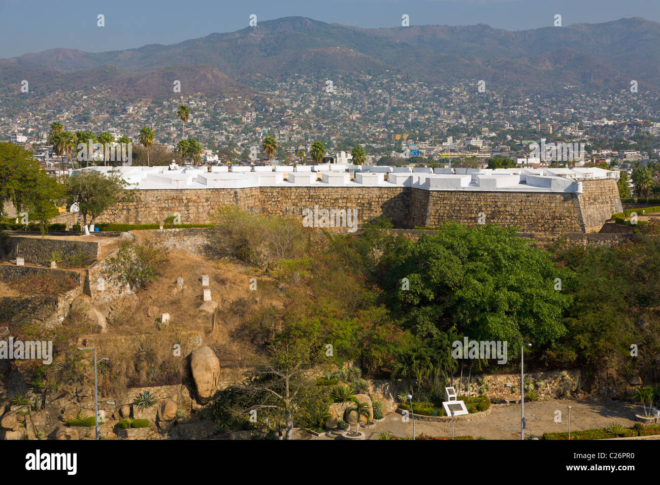 Fort San Diego, Acapulco, Guerrero, Mexiko Stockfoto