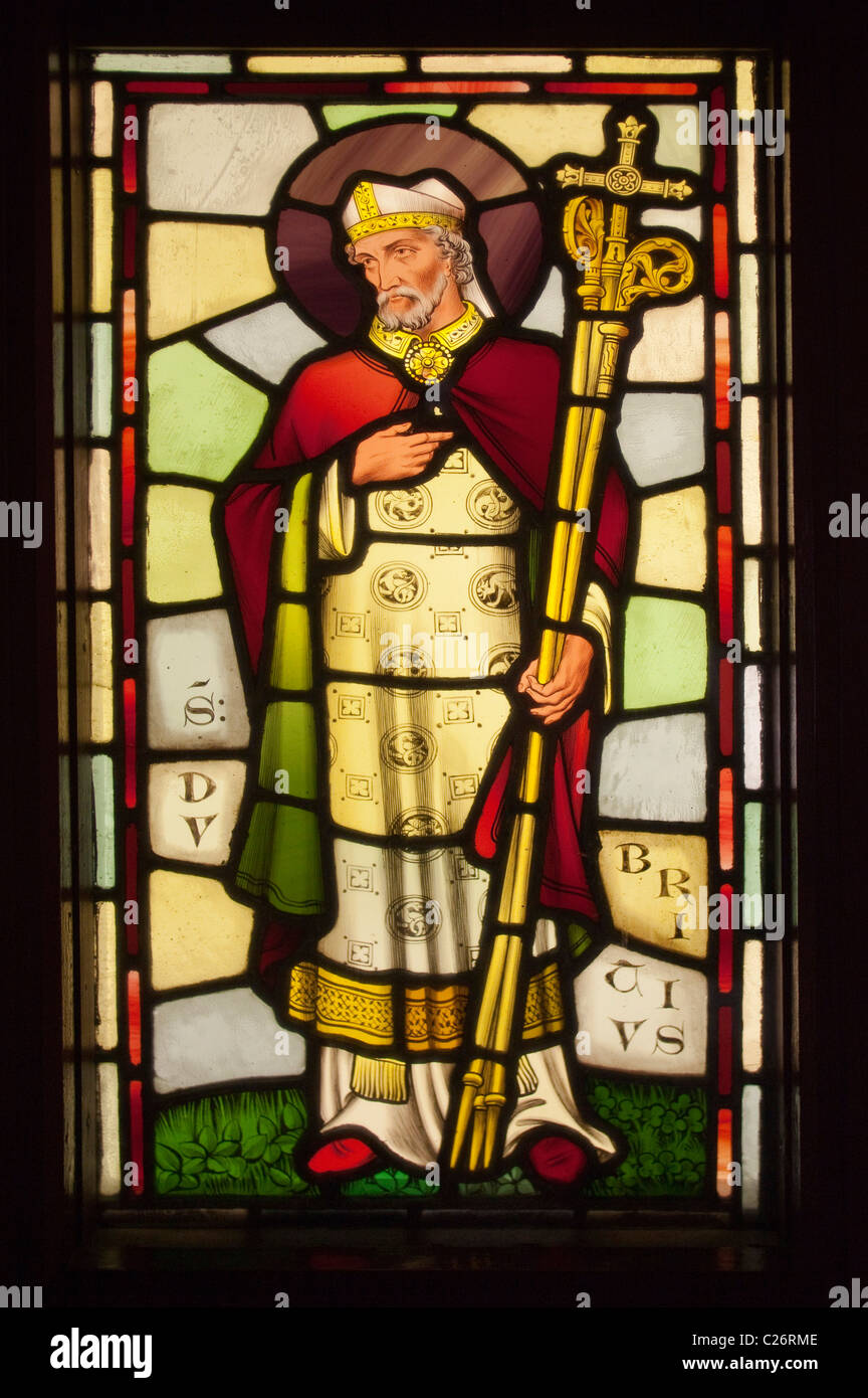 Kirchenfenster von Saint Dubricus in Castell Coch Cardiff Wales UK 117268 Castell Coch Stockfoto