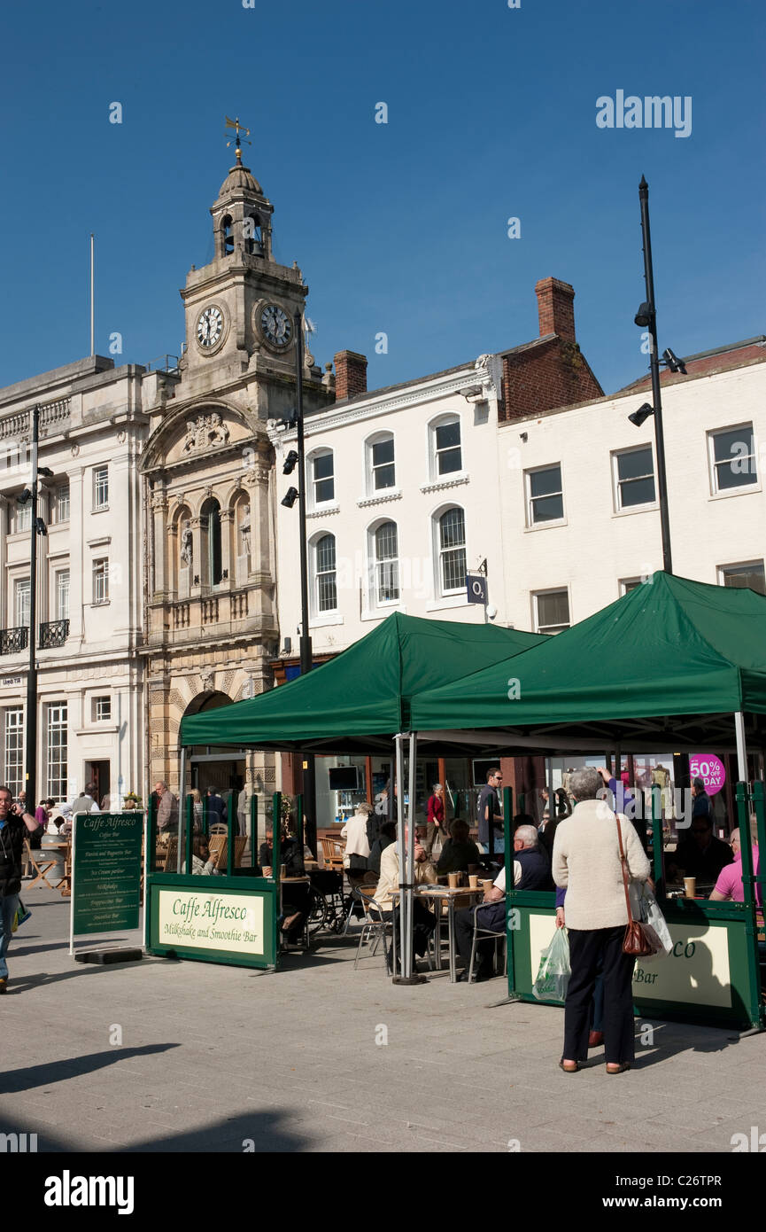 Hohe Stadt in Hereford Stockfoto