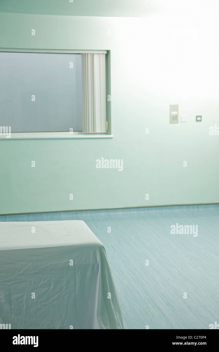 Prüfung von leeren Krankenzimmer Stockfoto