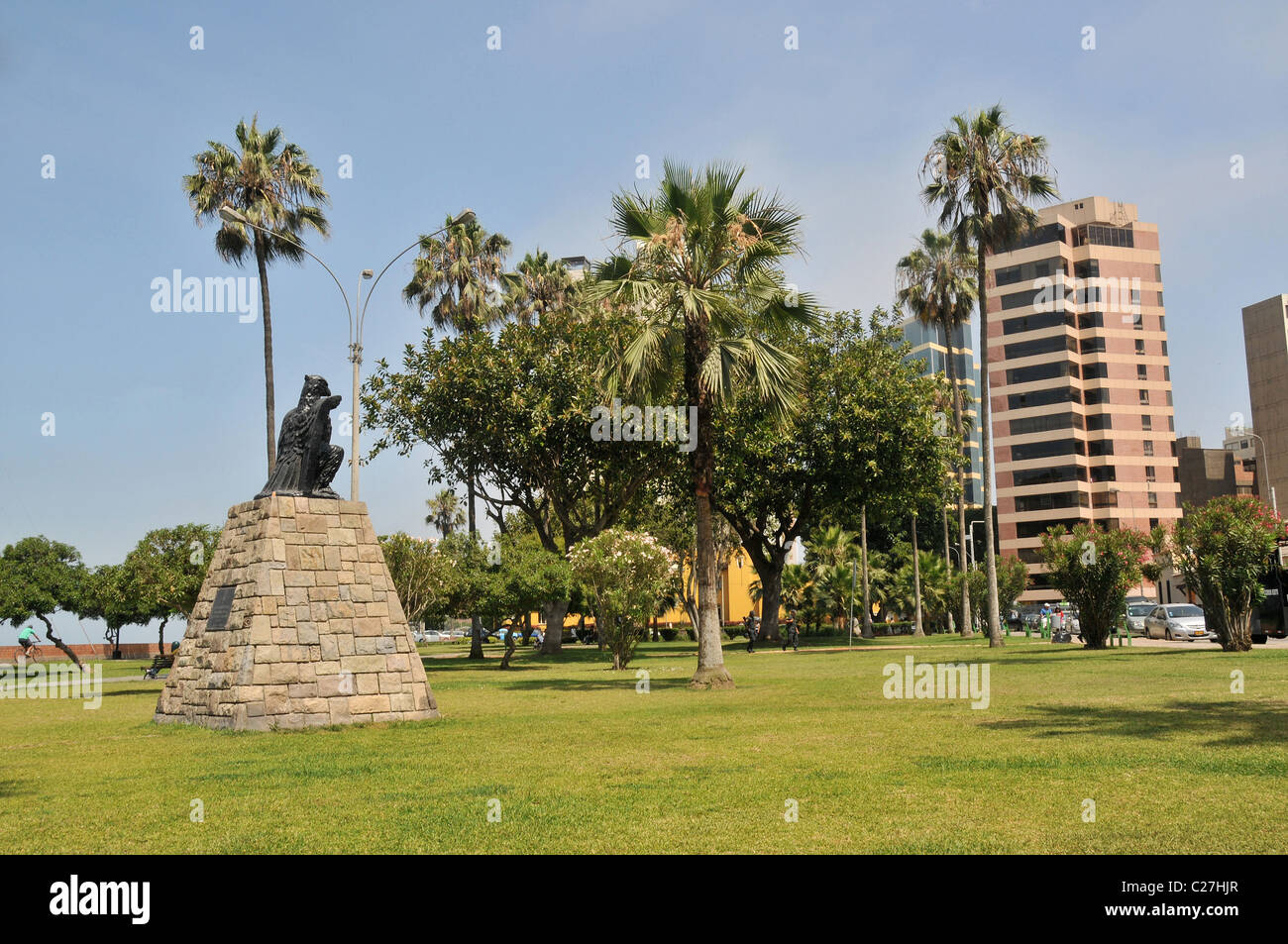 Park Miraflores Lima Peru Stockfoto