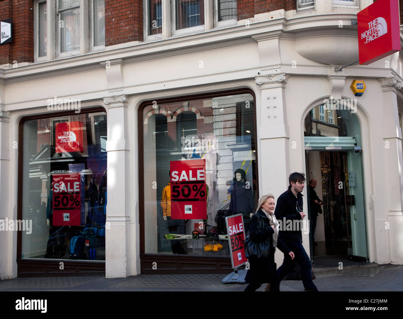 Zweig der The North Face Outdoor-Kleidung zu speichern, London Stockfoto