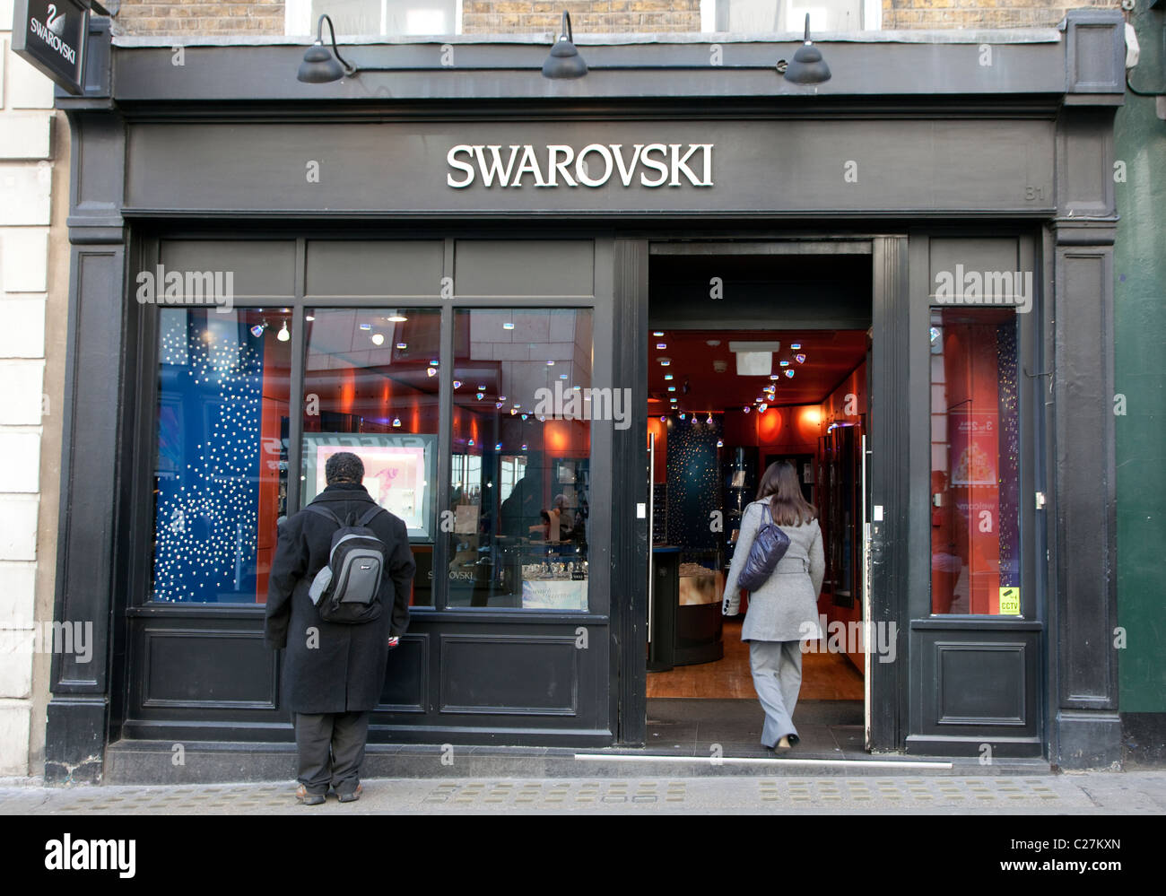 Swarovski Schmuck Shop, Covent Garten, London Stockfoto