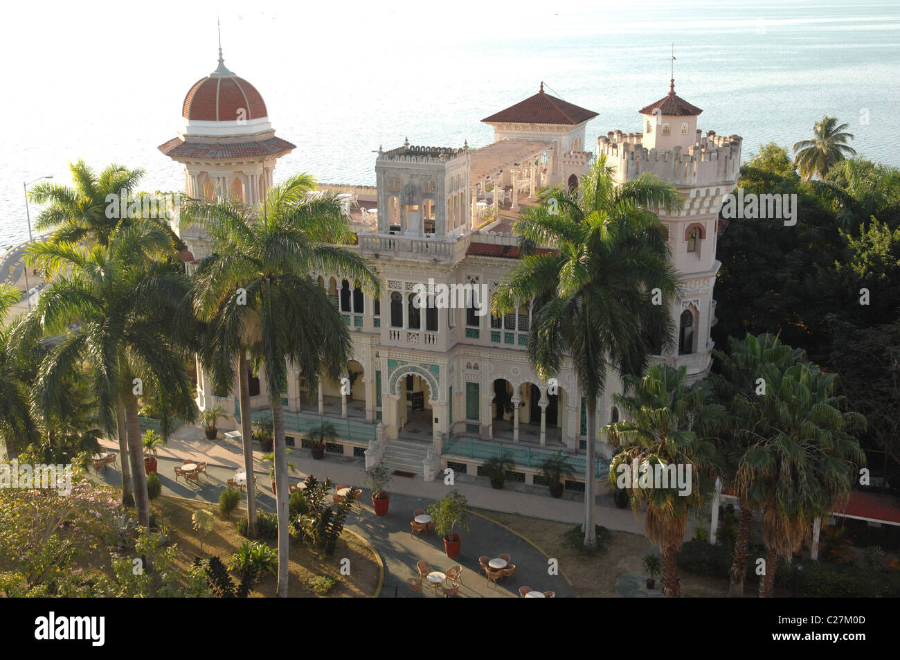 Palacio de Valle Cienfuegos Kuba Stockfoto